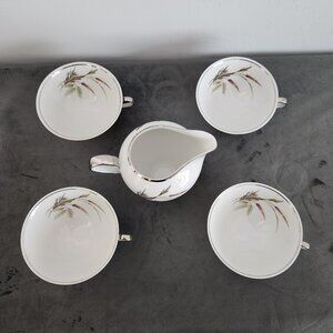 Vintage Grace China Lady Diana Creamer & Teacup Set  By Bavaria West Germany